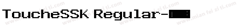 ToucheSSK Regular字体转换
